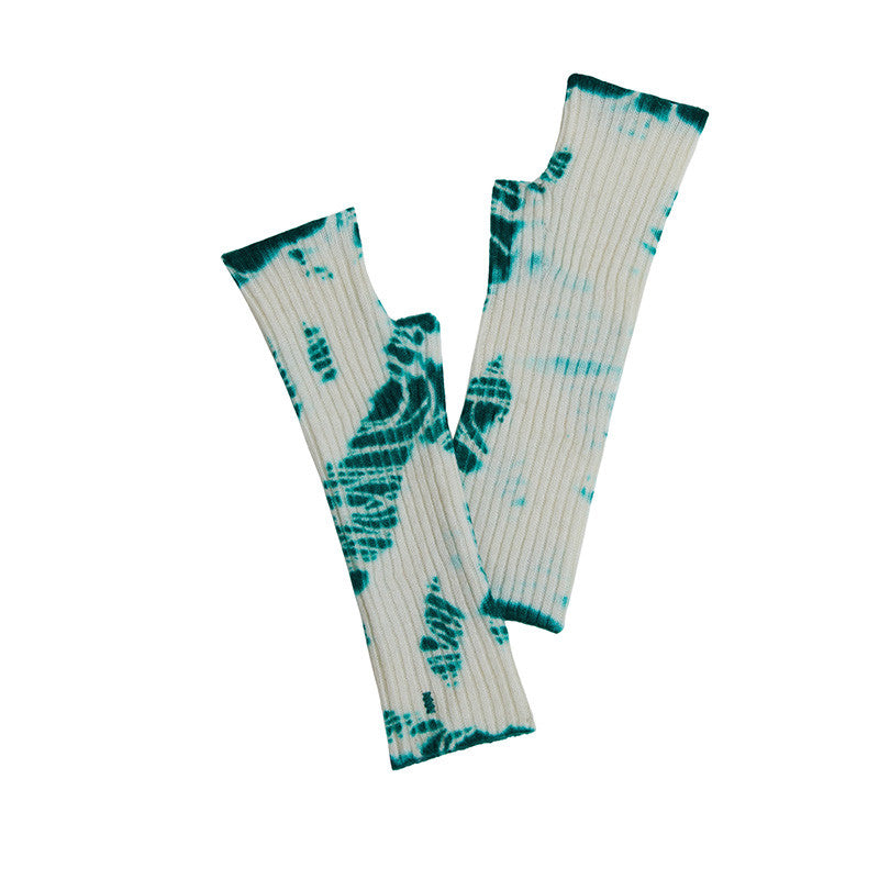 MITAINES VERT TYE & DYE