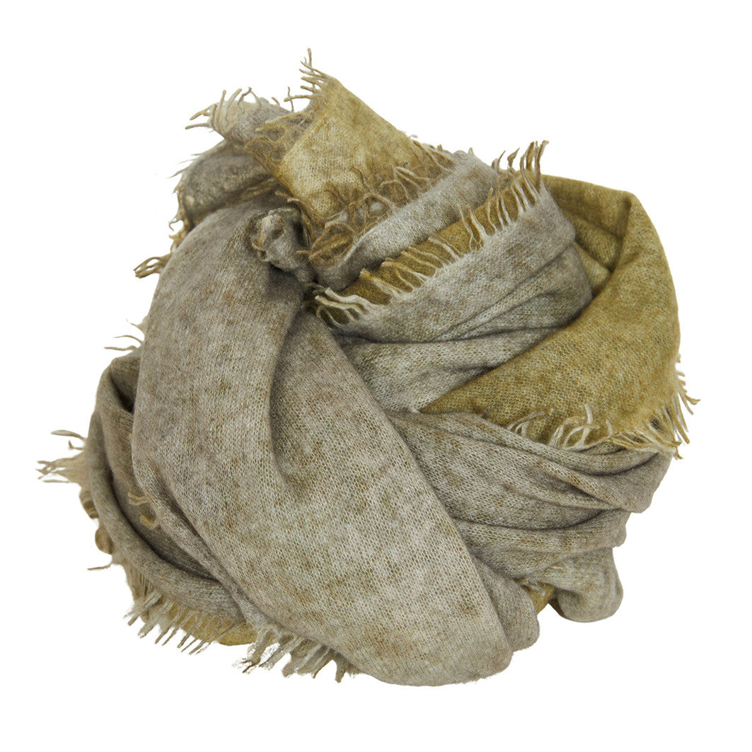 KHAKI SCARF – Koon Cachemire