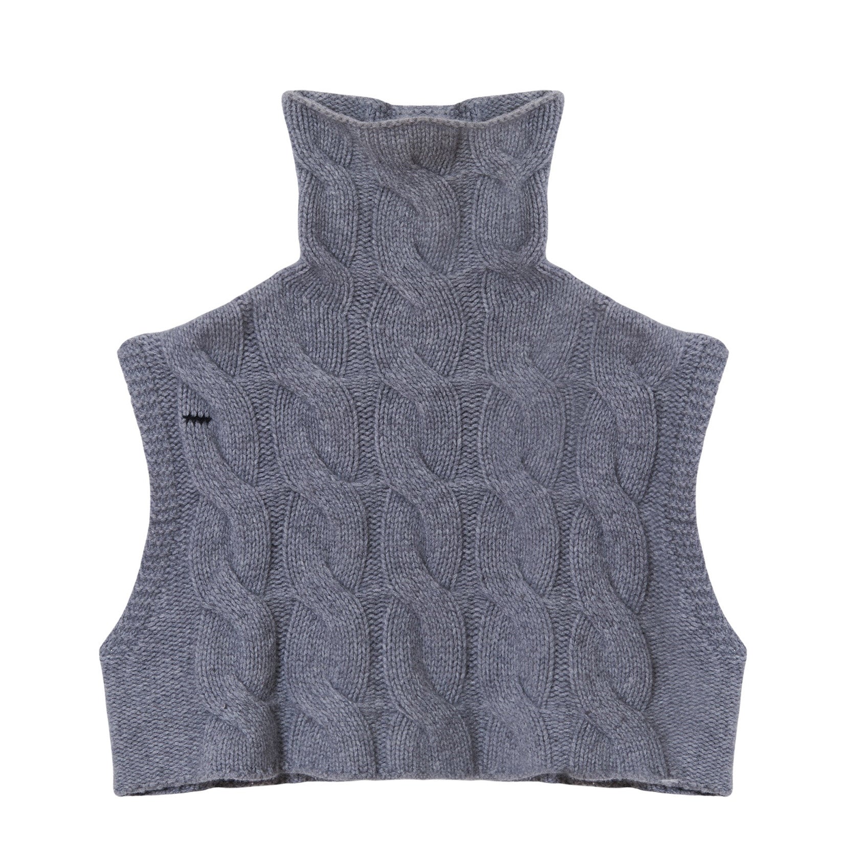 SWEATER CABLE GRIS